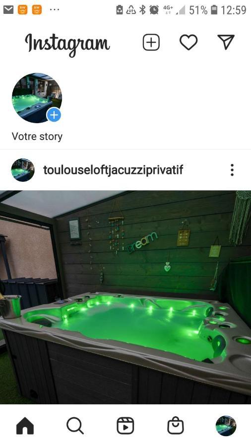 Spa Privatif Toulouse Jacuzzi Villa Aucamville Exterior photo